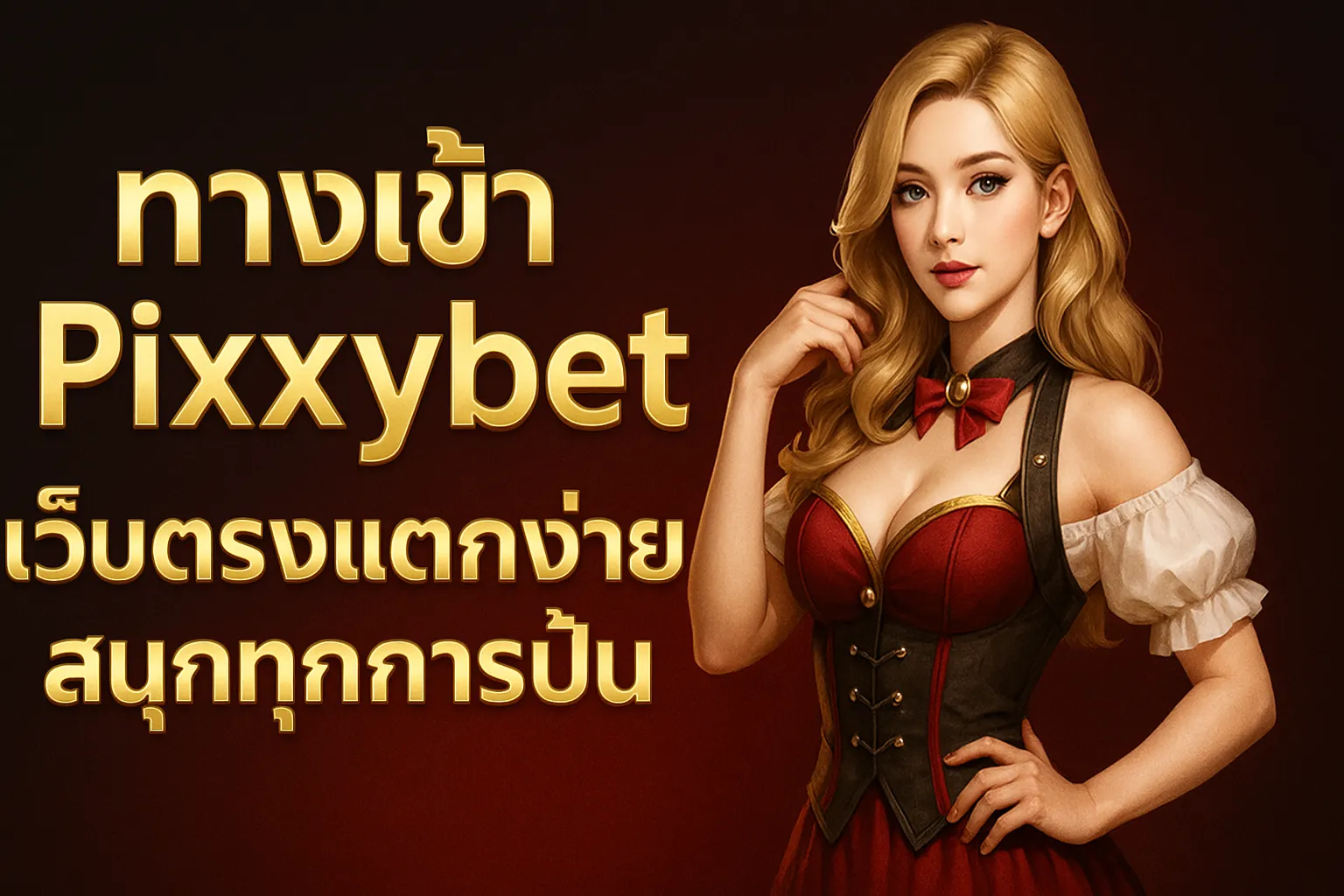 ทางเข้า Pixxybet เว็บตรงแตกง่าย สนุกทุกการปั่น